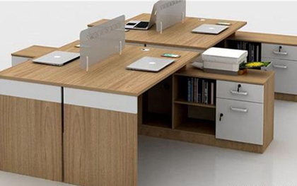 四人屏風(fēng)位|，板式辦公桌